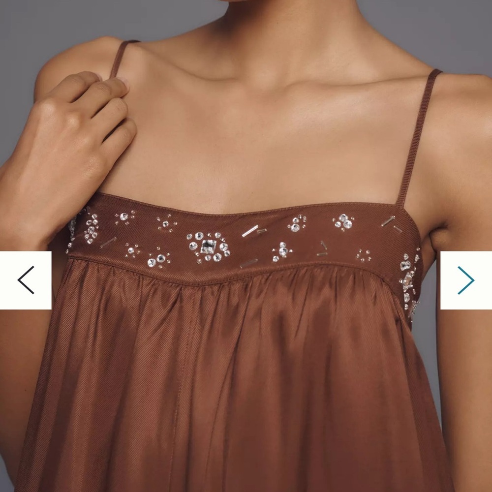 NWT Anthropologie Beaded Wide Leg Jumpsuit
Size Medium - Picture 3 of 12